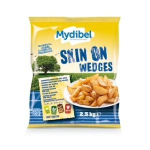 Mydibel Potato Wedges Skin/On Seasoned (108), Belguim,4*2.5kg