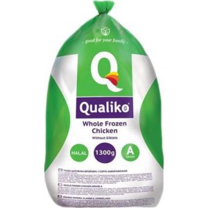 Qualiko Frozen HALAL Whole Chicken 1000 gm