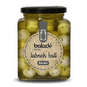 طازج اللبنة االبنانية مكورة بالزيت والزعتر 12*500 جم