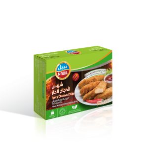 Nabil Chicken Crispy Breaded Chips Spicy 12x400 gm