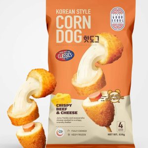 GOOD SEOUL Corndog Crispy Beef & Cheese, UAE, 8x320 gm