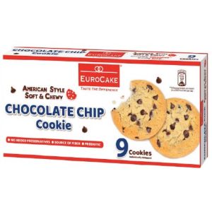 يوروكيك شوكولاتة رقائق كوكى 252جم*12باكيت