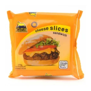 فرسان شرائح جبن كامل الدسم مطبوخ ومبستر، سعودي ، 8*180 شريحة