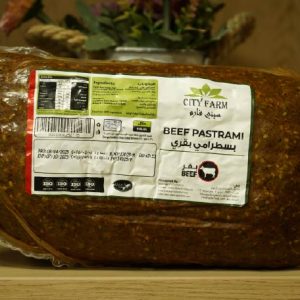 سيتي فارم بيف بسترامي شرائح مبرد، قطر،20*500 جم