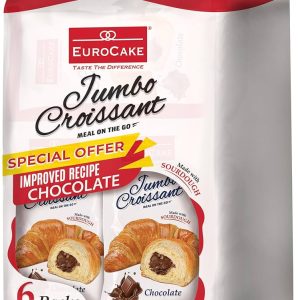 JUMBO CROISSANTS CHOCOLATE FILLED 50 GM 6*6
