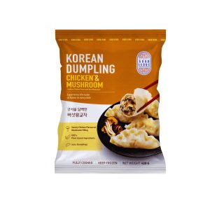 GOOD SEOUL KOREAN DUMPLING ARTIFICIAL CHICKEN AND MUSHROOM 420G