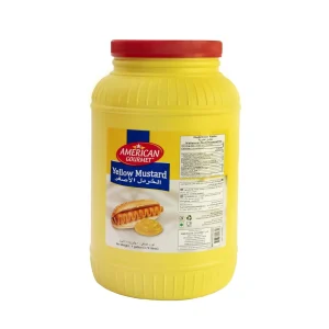 امريكان جورمية ماسترد اصفر بريميوم ، اماراتي، 4*1 جال