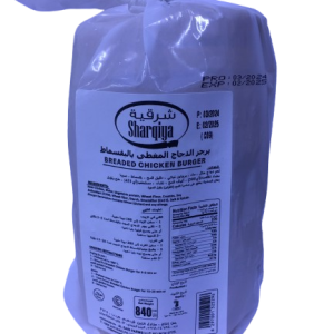 Al-sharqiya BREDED CHICKEN BURGER 56GM .840GM*10 R