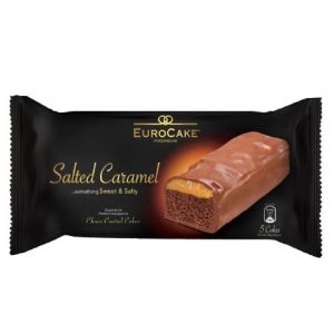 يوروكيك كيك بالشوكولاتة مع الكراميل 150 جم*12 حبة